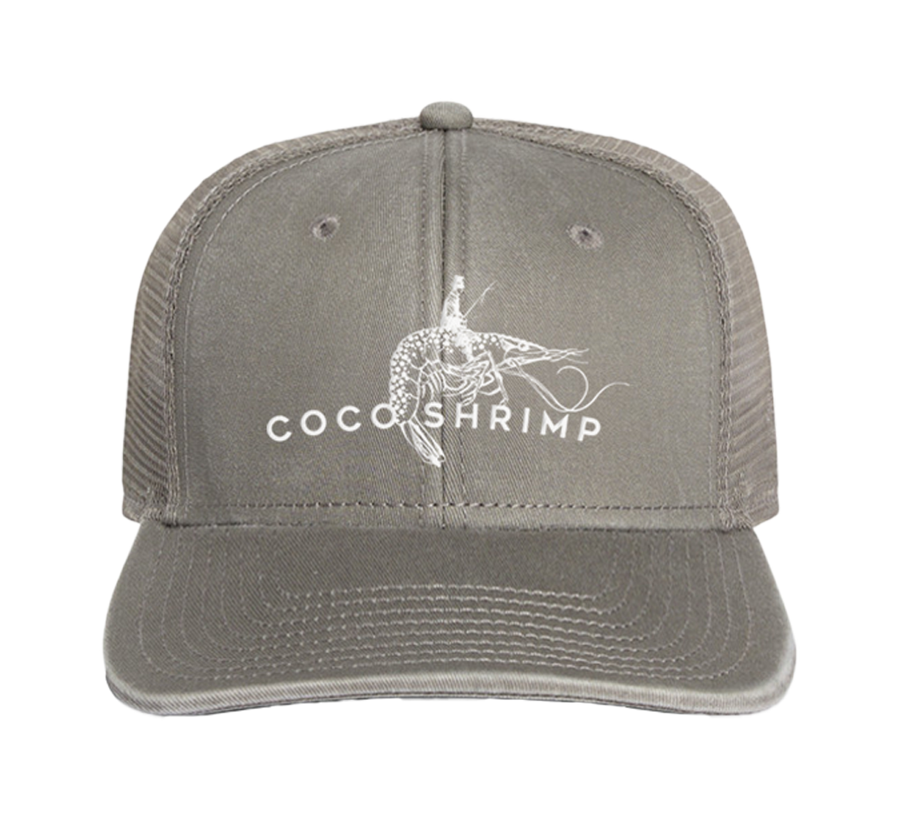 Embroidered Faded Trucker Hat