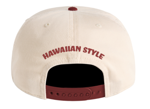 Hawaiian Style 2-Tone Embroidered Hat
