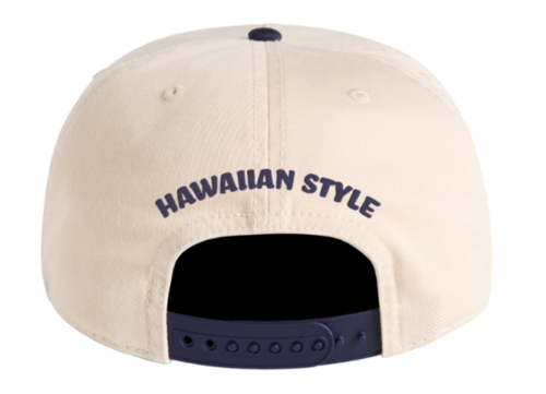 Hawaiian Style 2-Tone Embroidered Hat