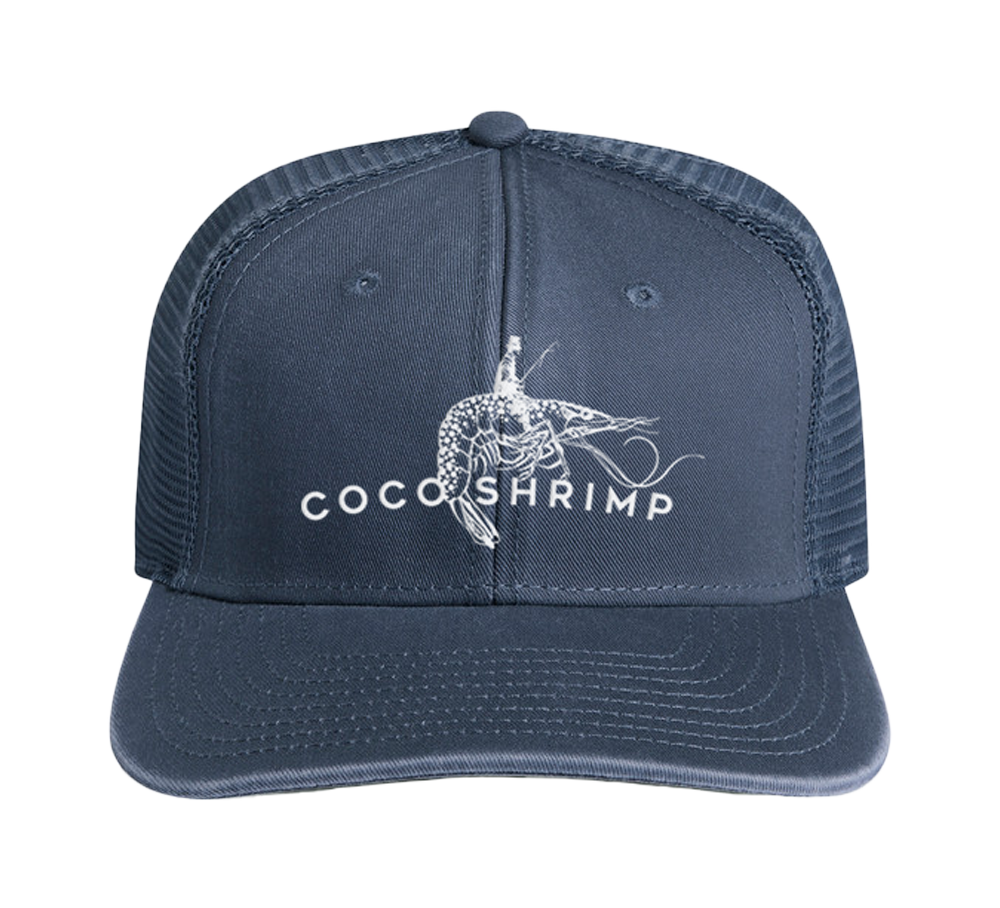 Embroidered Faded Trucker Hat