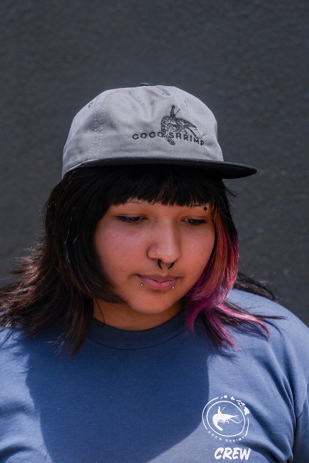 Embroidered Faded Trucker Hat