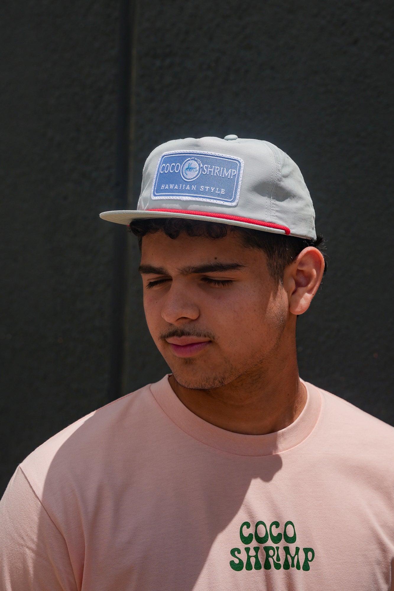 Rectangle Patch Rope Hat